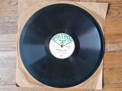Disc GRAMOFON , Patefon . Dans un coin de France - POURQUOI CE SOIR foto
