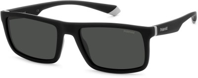 Ochelari de Soare POLAROID PLD 2134/S 08A/M9, 56mm, Negru-Gri foto