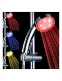 Para de dus cu LED-uri in 3 culori in functie de Temperatura apei