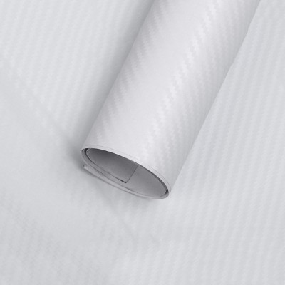 Folie colantare auto Carbon 3D - Alb (3m x 1,27m) FAVLine Selection foto