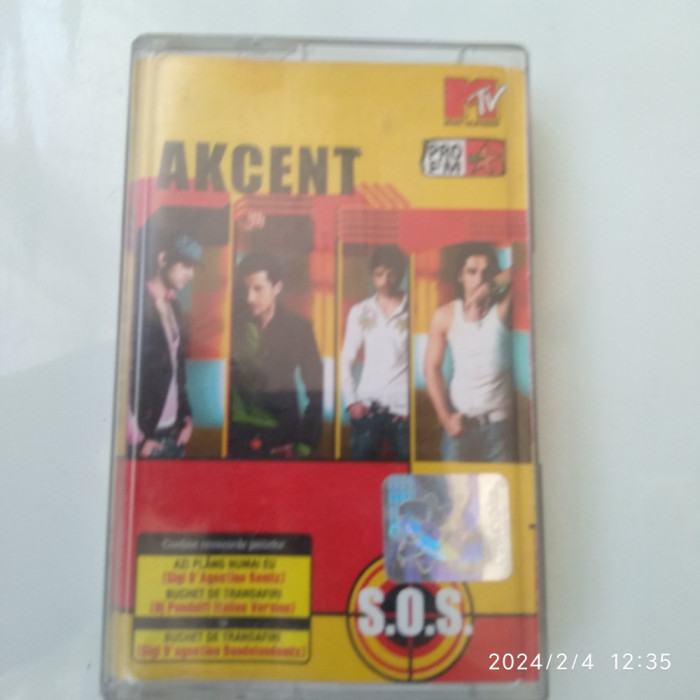 -Y- CASETA AKCENT SOS - ORIGINALA , EXCELENTA