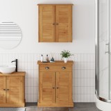 VidaXL Set de mobilier pentru baie 2 pcs Maro 67.5 x 34 x 80 cm