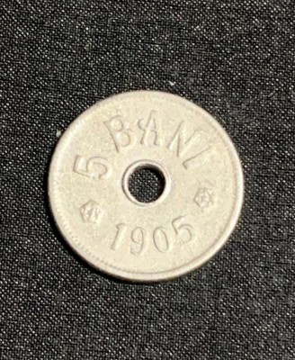 Moneda 5 bani 1905 foto