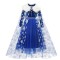 Rochie/rochita Elsa cu trena si guler blanita