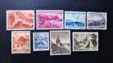 Lot Timbre Liechtenstein Peisaje Alpine Castele Biserica St Mamerten Triesen Vaduz Ruggell Balzers Ștampilate - A0023