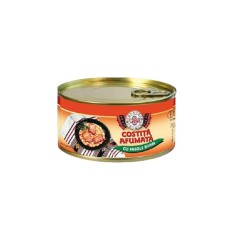 Conserva de Costita cu Fasole Cara, 300 g, Conserva Costite cu Fasole, Costita cu Fasole la Conserva, Coaste cu Fasole la Conserva, Conserva Fasole cu