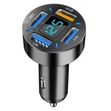 Incarcator auto 66W, 4 Porturi, LED indicator, 4x USB-A, Incarcare rapida, Holm