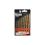 Set burghi pt metal hss-tin 10bu 1-10mm Yato YT-44674