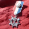 Medalie Franta - Marina , cu Ancora si Stema , d=4cm