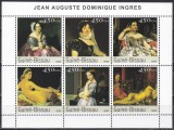 Guineea Bissau 2003 - Picturi de Ingres, Bloc, MNH, Nestampilat