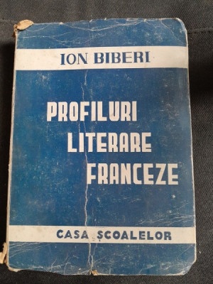 Profiluri literare franceze, Ion Biberi foto