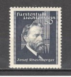 Liechtenstein.1939 100 ani nastere J.Rheinberger-compozitor SL.9