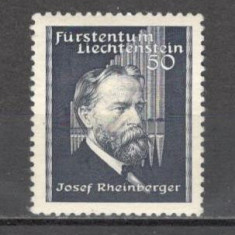 Liechtenstein.1939 100 ani nastere J.Rheinberger-compozitor SL.9