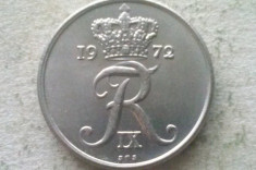 MONEDA 10 ORE 1972-DANEMARCA foto