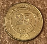 C50 - Moneda foarte veche - Nicaragua - 25 centavos - 2002