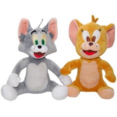 Set 2 jucarii din plus Tom Jerry, 18 cm