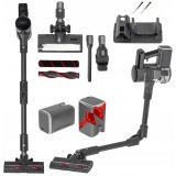 Aspirator vertical CR 7063 CAMRY PRO, motor fara perii, 400W, 100 minute autonomie, 0.6L, PRO LED, Negru, Adler