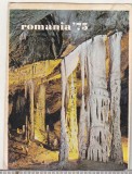 bnk cld Calendar de buzunar - 1975 - Ministerul Turismului - Pestera Topolnita