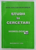STUDII si CERCETARI HIDROLOGIE de VASILE STEF, 1998, DEDICATIE*