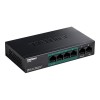 Switch 6 porturi Fast Ethernet PoE+ 60W - TRENDnet TPE-S50