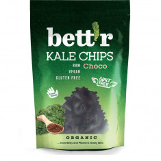 Chips din kale cu ciocolata raw eco 30g Bettr