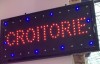 Reclama LED Croitorie, 50x25cm, Luminoasa, Dinamica, Animație, Interior, 230V, Rosu/Albastru