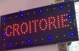 Reclama Text LED - CROITORIE - / animatie luminoasa dinamica