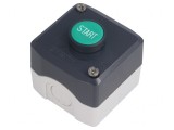 Casetă de comandă Harmony XB5 cu 1 buton IP66 plastic