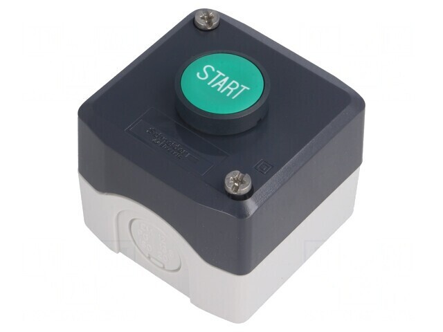 Casetă de comandă Harmony XB5 cu 1 buton IP66 plastic