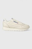 Cumpara ieftin Reebok Classic sneakers din piele CLASSIC LEATHER culoarea bej