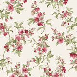 Noordwand Tapet &bdquo;Blooming Garden 6 Flowers&rdquo;, rosu si verde GartenMobel Dekor, vidaXL