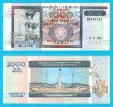 Burundi (p#39) 1000 Francs 2000 UNC 'Prima variantă, cu format mare'; (ROG CITITI DETALIILE!)