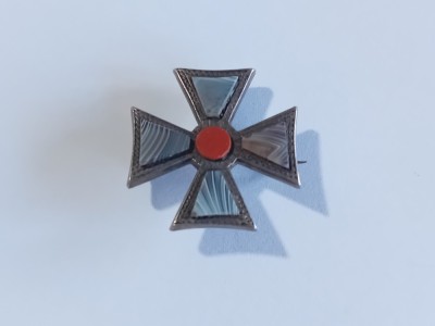 Brosa din argint #1864 foto