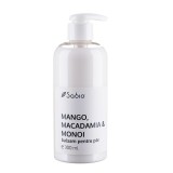 Balsam pentru par cu unt de mango ulei de macadamia si monoi, 300ml, Sabio