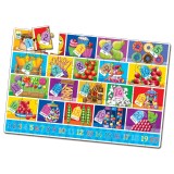 Puzzle 50 piese - Jumbo Floor - Numbers | The Learning Journey