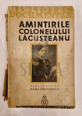 AMINTIRILE COLONELULUI LACUSTEANU foto