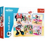 Puzzle Trefl Disney Mickey si prietenii, Minunata Minnie, 60 piese, Lean 26349