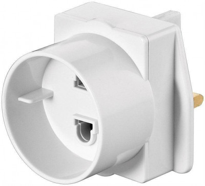 Adaptor iec 320 C13 schuko la UK Anglia Goobay foto