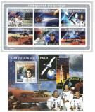 Guineea-Bissau 2008: Cosmonautica, Set complet MNH - Bloc + Colita, Timbre Straine
