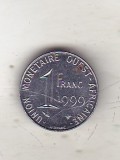 bnk mnd Africa de Vest 1 franc 1999