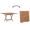 Set de masa pentru gradina Maro Lemn Teak Solid - 6