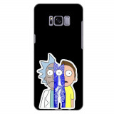 Husa compatibila cu Samsung Galaxy S8 Silicon Gel Tpu Model Rick And Morty Connected