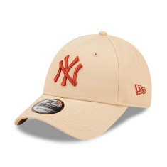 Sapca New Era 9forty Basic New York Yankees Bej-Rosu- Cod 7871 foto