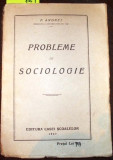 Probleme de sociologie
