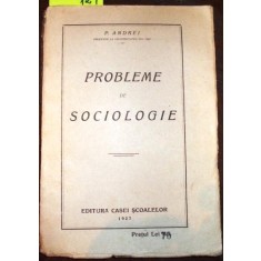 Probleme de sociologie