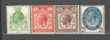 Anglia/Marea Britanie.1929 Congres mondial postal Londra 4 buc. GA.6, Nestampilat