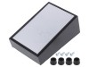 Carcasă Desktop TEKO ABS Neagră 70x110x48mm cu Panou Aluminiu
