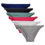 Cumpara ieftin Set 6 perechi de chiloti pentru dama, CH077, Multicolor
