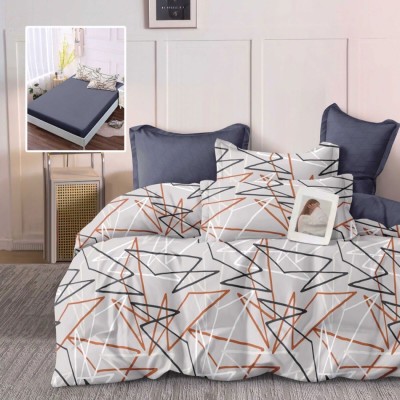 Lenjerie finet 6 piese cu husa - 160x200 si 180x200 (evelyn-vh) foto