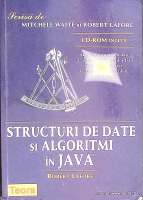STRUCTURI DE DATE SI ALGORITMI IN JAVA-ROBERT LAFORE-346999 foto
